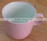 best selling V-shape color glazed ceramic coffee mug cup for drinking