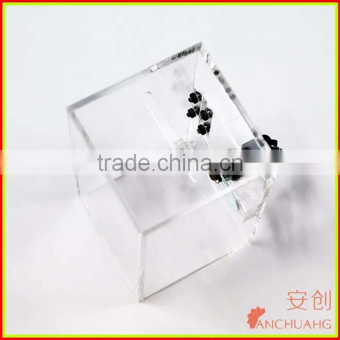 Wholesale Acrylic donation box/vote box with lock