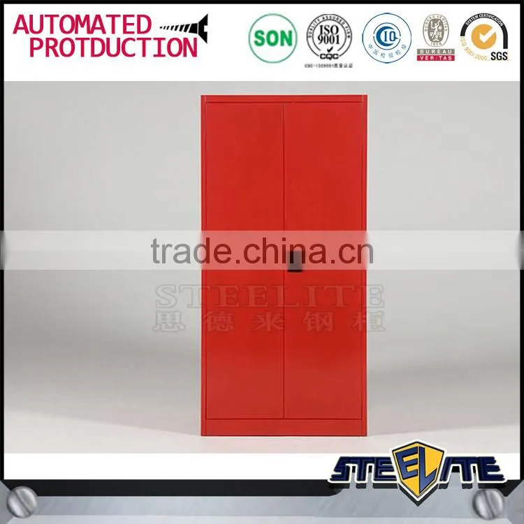 2 Door Steel Clothes Storage Locker Cabinet Metal Closet Wardrobe