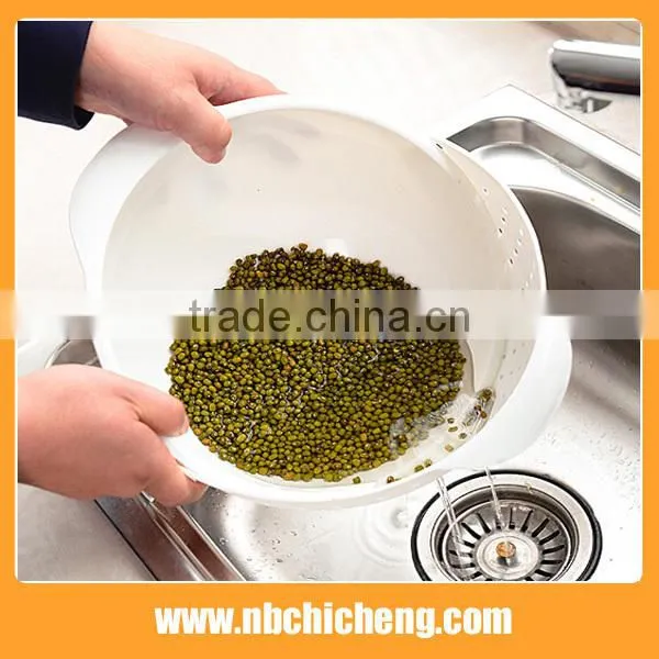 High quality plastic rice washing basket /drain basket