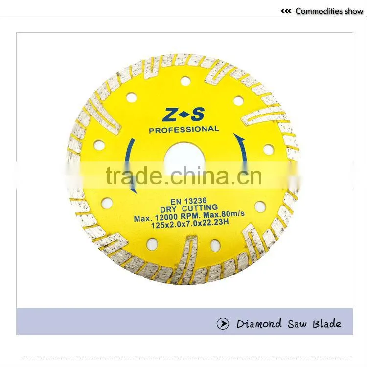 Hot Pressed Strengthen Turbo Diamond Saw Blade