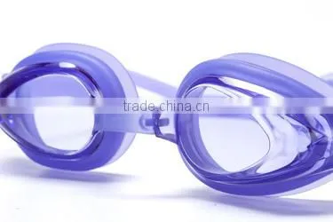 Customized junior swimming goggles with protect case silicone swim eyewear
