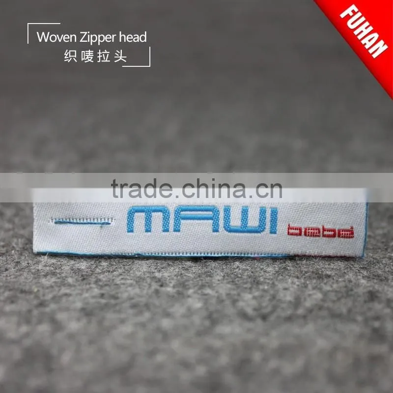 Factory direct wholesale sports woven zipper pull