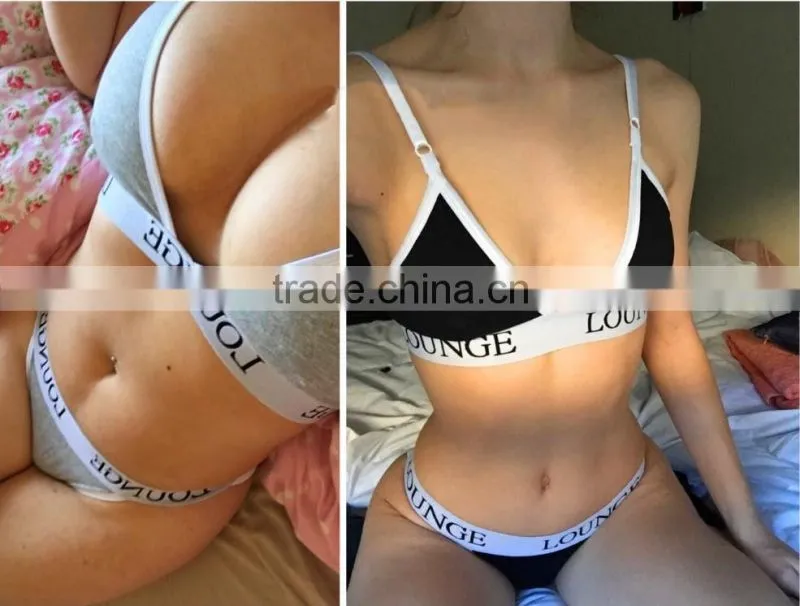 2016 latest new design sexy fashion hot sale the letter bikini women swimwear