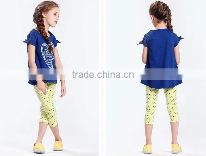 OEM extended length teen girls lovely organic cotton t shirt