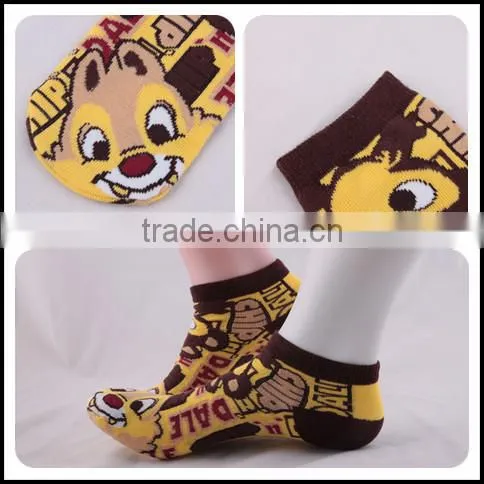 wholesale custom hot sale anti-bacterial ankle unisex cartoon tube socks