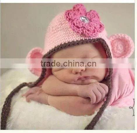 LOVELY 100% COTTON ANIMAL HAT KNITTING PATTERN