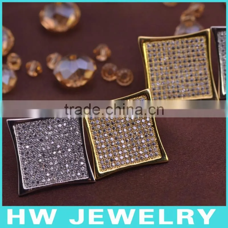 New top men jewelry silver earring