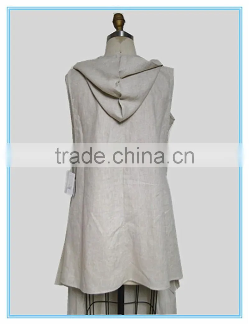 Ladies Fashion Ramie Fabric Suits Pants