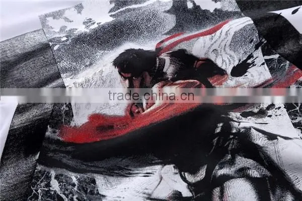 Mens 100% polyester sublimation printing mma t shirt