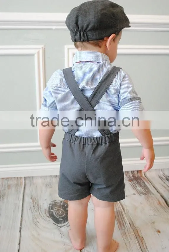 Suspender Shorts Vintage Adjustable Baby Boy Clothes Wholesale Children's Boutique Clothing