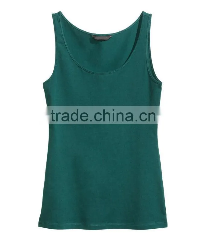 Soft Stretch Jersey Basic Vest Top