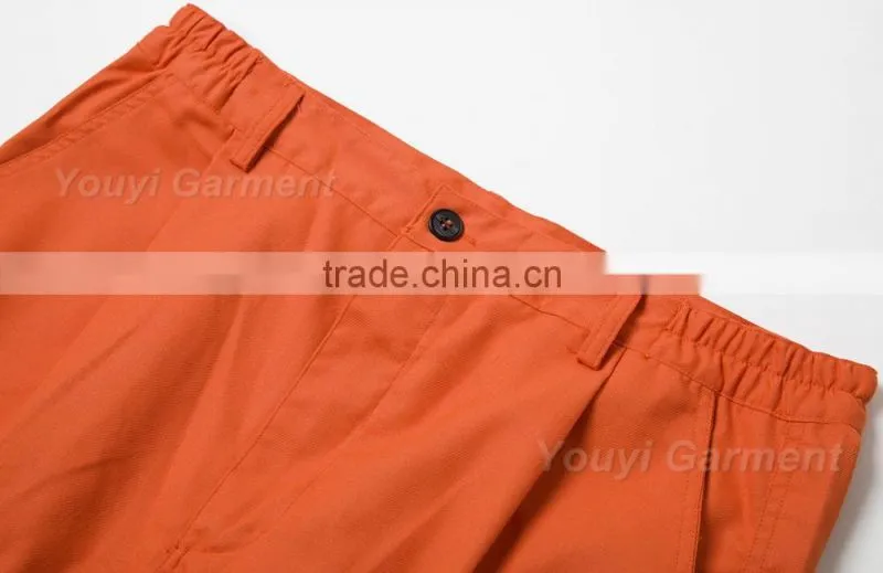 High Vis Orange Cotton reflective safety fire fighter clothing