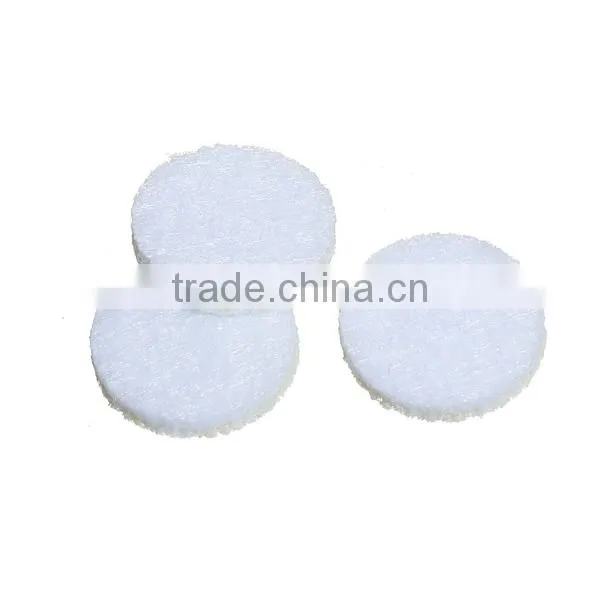 Nonwovens Felt Oil Diffuser Pads Craft Round White Applique Embroidery Custom Patches