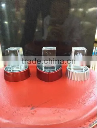 2D/3D Laser Crystal Engraving,Crystal Cube,Crystal Ball With Base for Gift