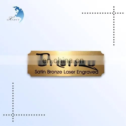 High Quality Custom Design Firm No Residual Aluminum Office Door Nameplates