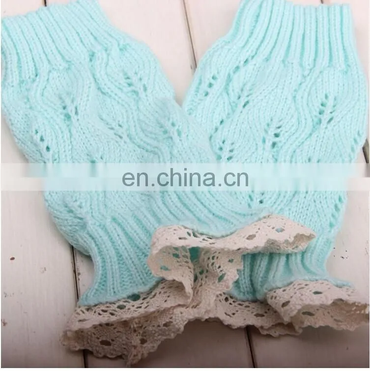 wholesale lace knit crochet women leg warmers & boot cuffs