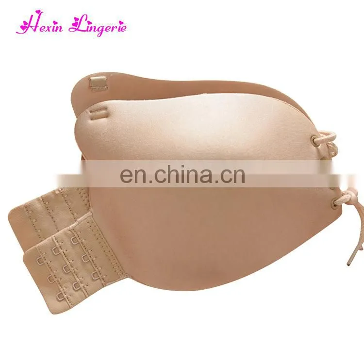 Nude Crisscross Back Push Up wireless seamless latest fashion sexy bra
