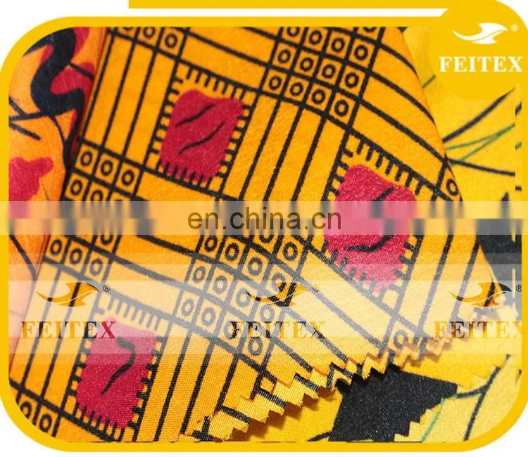 Peach Skin China Manufacturer New Fashion ODM Spandex african print polyester garment fabric