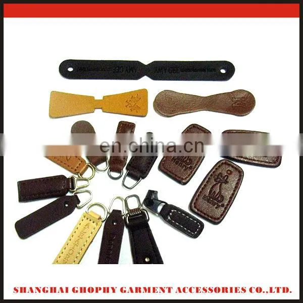 jeans leather patch with metal