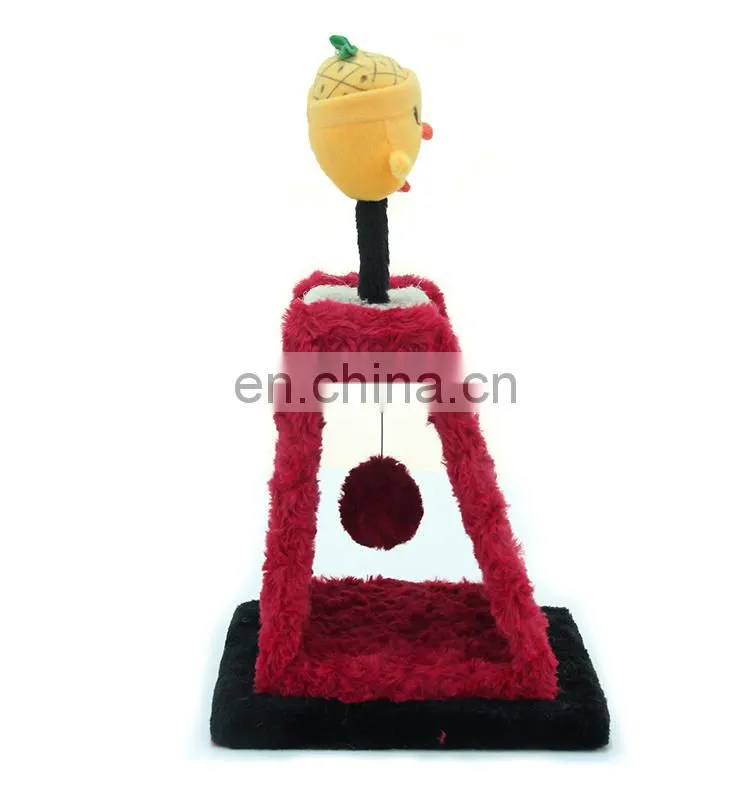 Watermelon Poult Slope Traning Scratching Post for Small Cats, Easy to Assemble