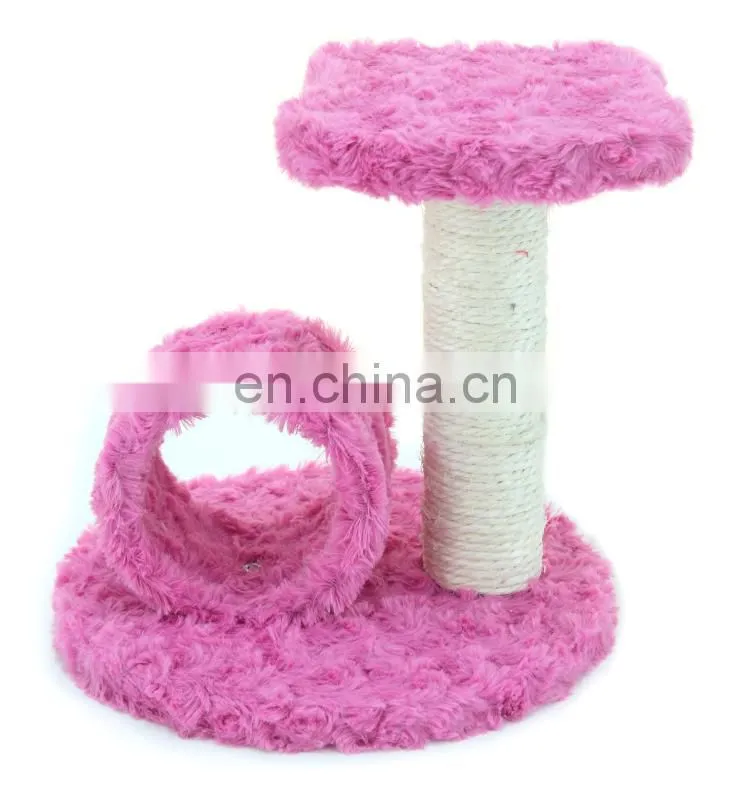 Lovable Bear double Climb Frame, A Good Place for Cats Kitty to Hide and Play