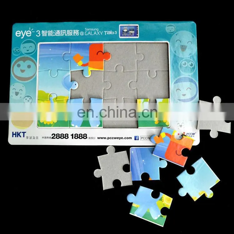 die cut small paper jigsaw puzzle