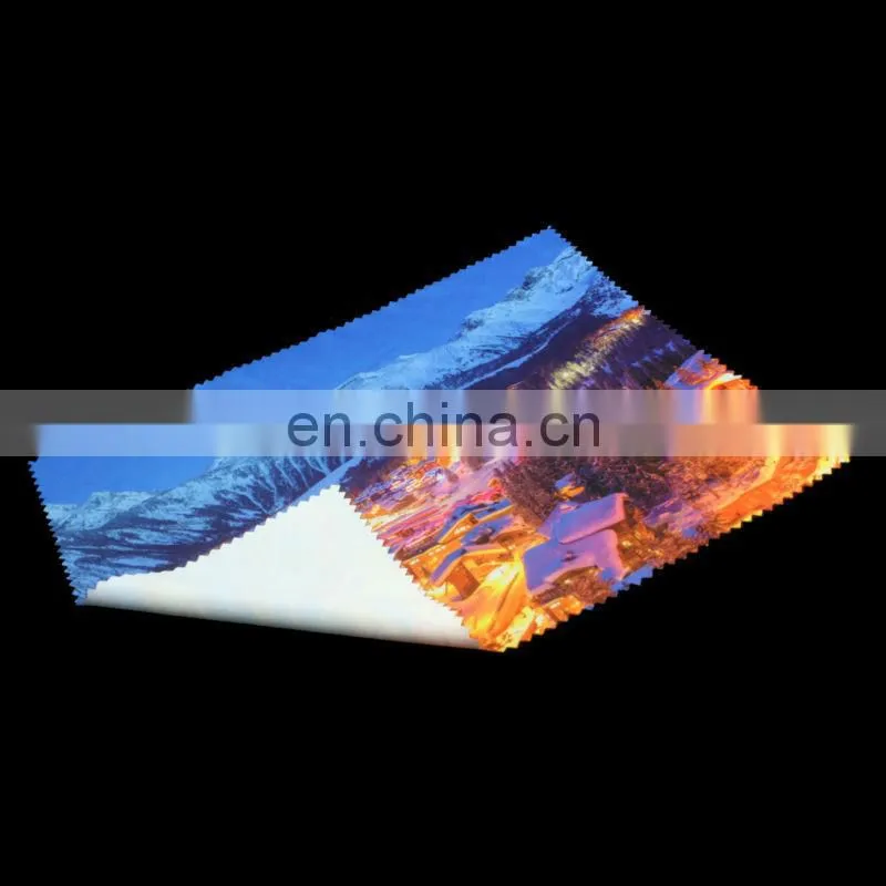 promotions customizing round corner microfiber cloth