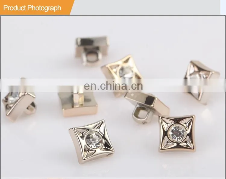 ABS Plastic Rhinestone Button BA60157