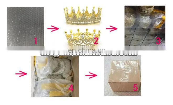 Hair accessories ladies rhinestone princess crown bridal crystal tiara crown