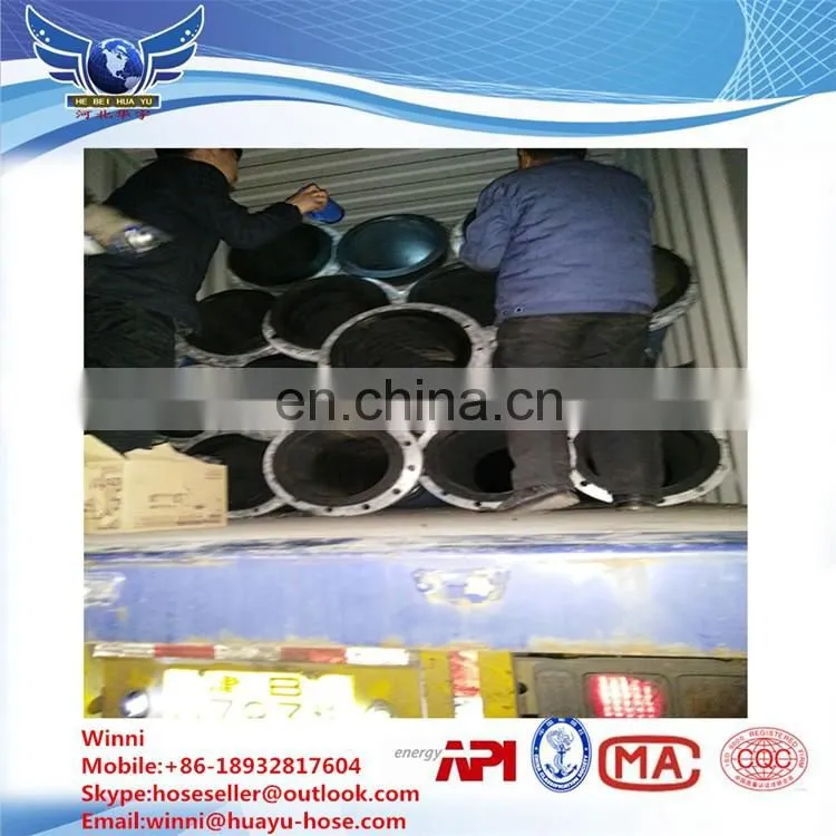 High Pressure 8 Inch Rubber Mud Pump Suction Hose 250 Psi