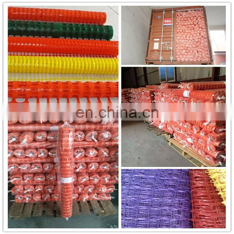 Hot sale orange plastic safety barrier fence