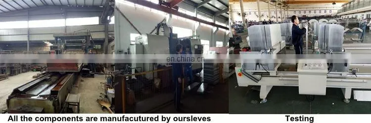Notching saw for aluminum curtain wall high precision