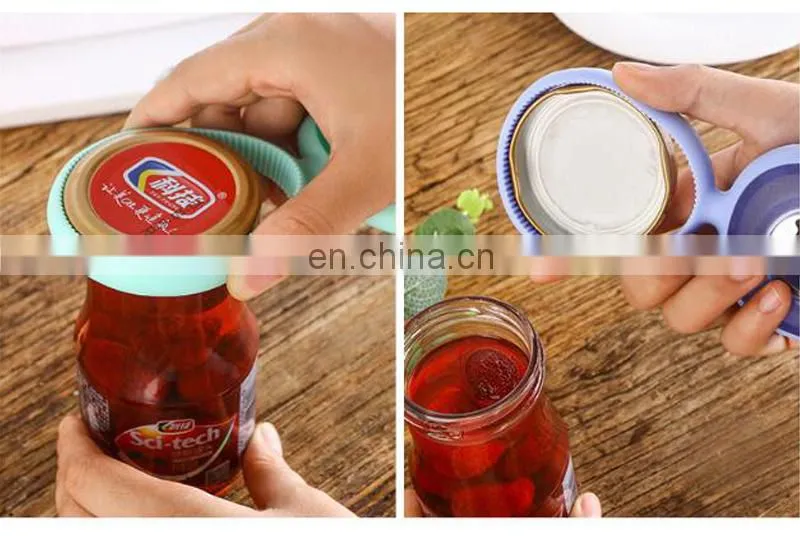 Creative Multi-function Silicone Grip Adjustable Jar Opener Bottle Beer Opener