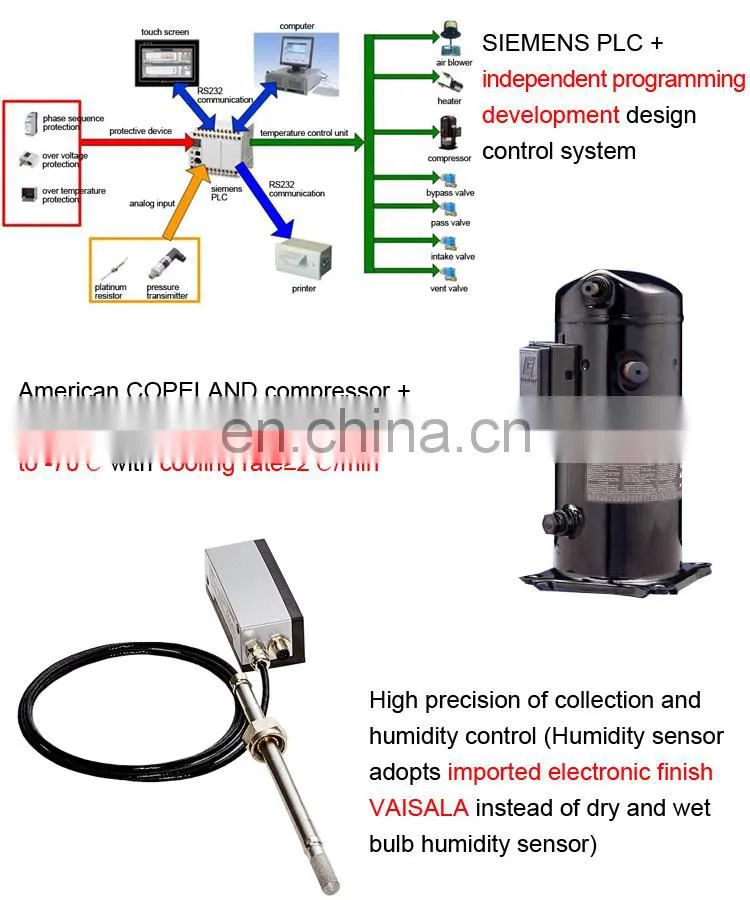 High low temperature control cabinet damp heat test chamber