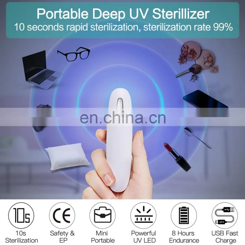 Ultraviolet Disinfection Lamp Portable Multifunctional Ultraviolet Disinfection Stick Deep Violet UVC Sterilization Lamp