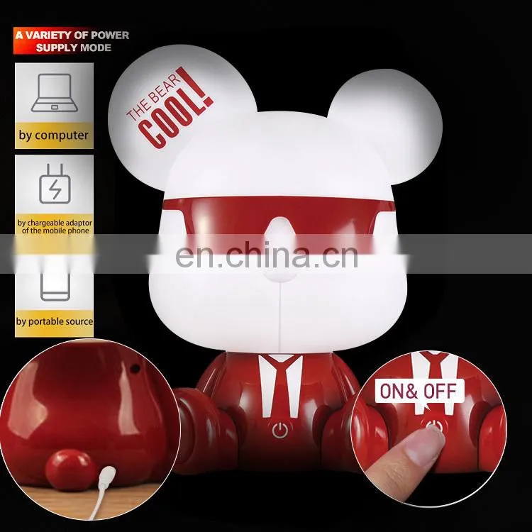 Lovely baby room USB cable connect night light promotion children gift led toy