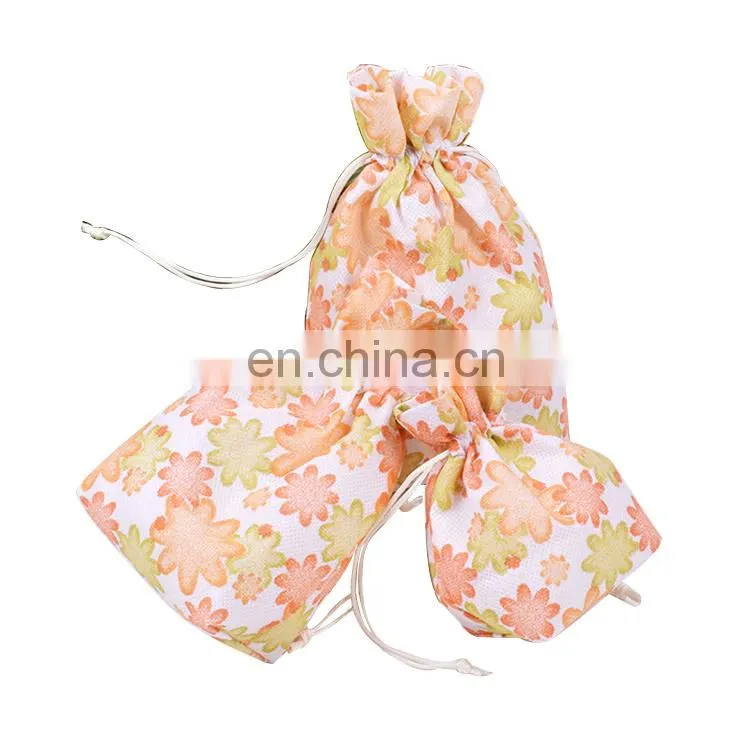 Eco Friendly Non-woven Fabric Gift Bags Drawstring with Logo