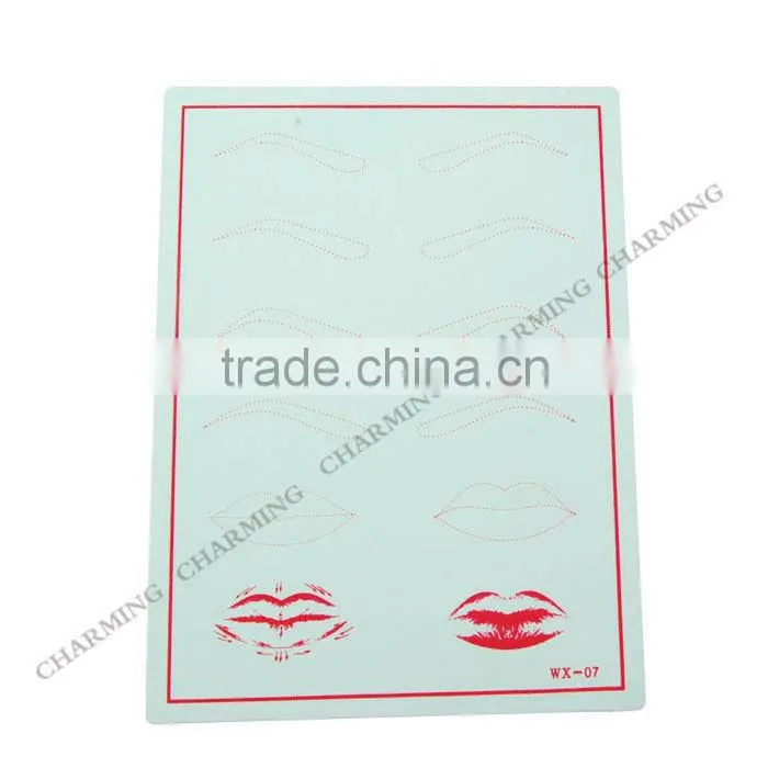 Professional rubber lip practice skin for tattoo begginer