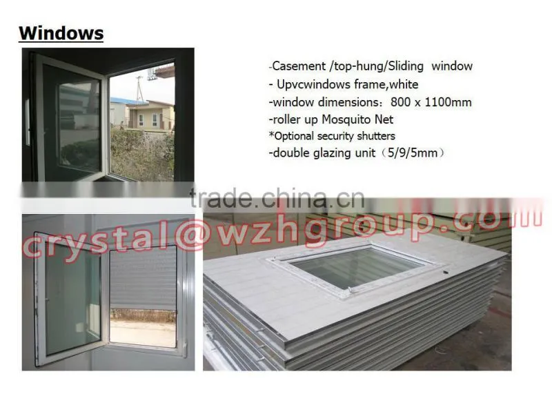 20ft shipping container prefab hotel made in china