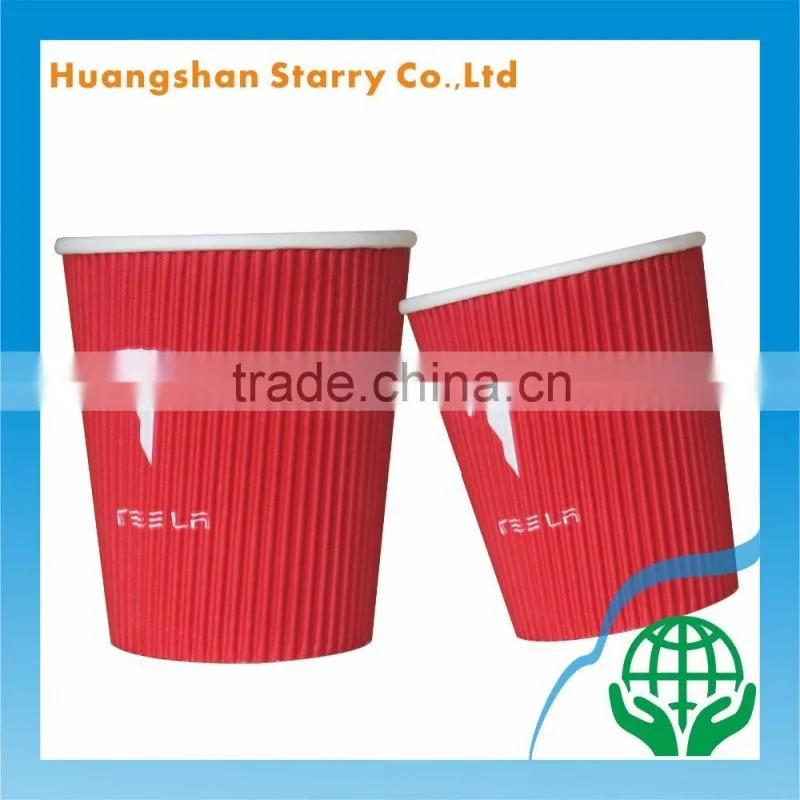 Different Design Customized 2oz-20oz Ripple Wall Cups