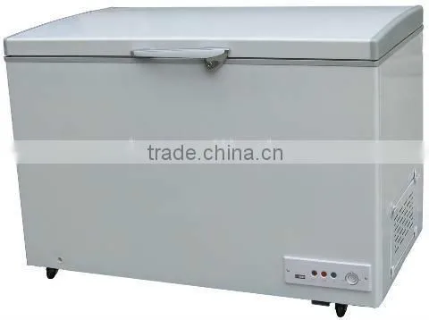 ETL certified 200L commercial sliding door deep freezer with lock