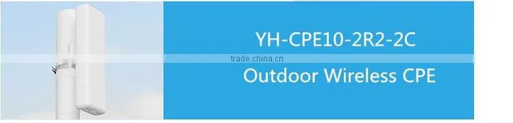 300Mbps IEEE802.11n/g/b 2ghz Wireless CPE For Wireless Networking Outdoor Wireless CPE Bridge RJ45