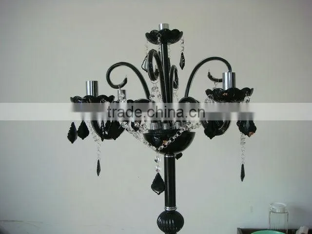 high quality floor lamp black crystal glass floor standing lamp decorative floor lighting