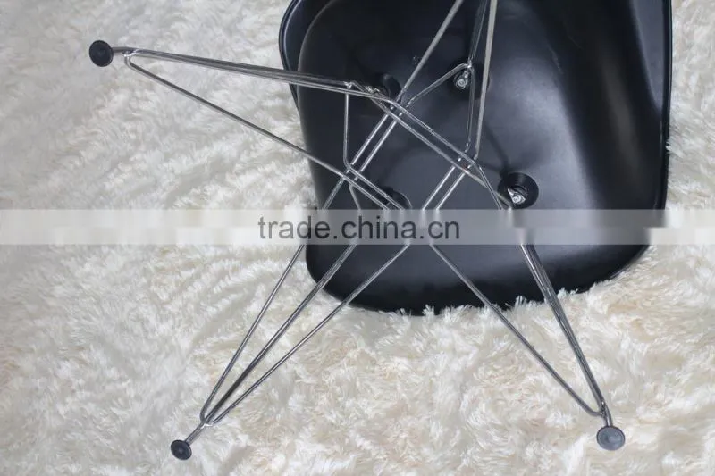 DAR Series pp plastic stainless steel leg cafe chairs