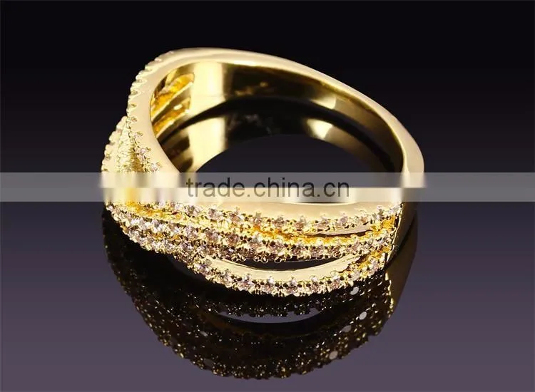Newest Trend Cubic Zirconia Fine CZ Stones Wholesale Jewelry Setting Wedding Ring