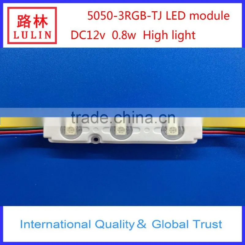 Material glue item 5050 led RGB module high brightness with cheap price and changlable color for signage