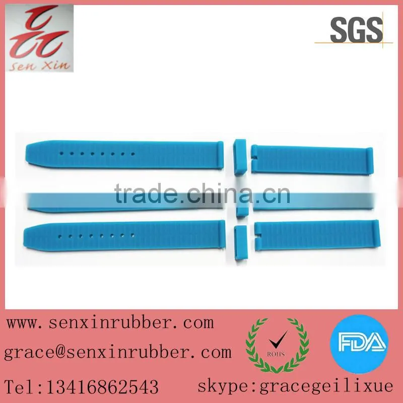 high quality colourful silicone rubber watch strap