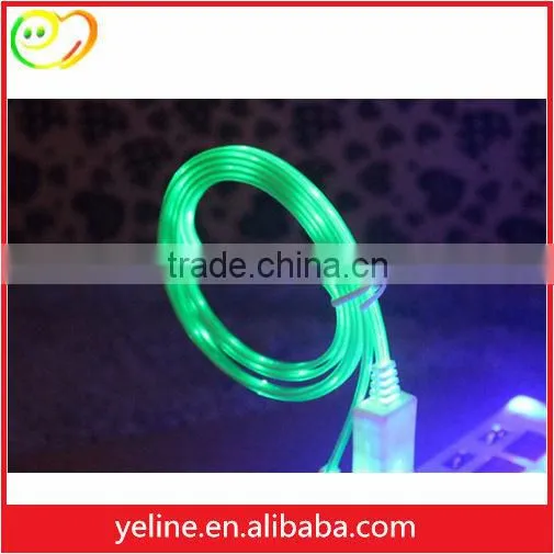 Two-sided V8 stainless head top material android data cable
