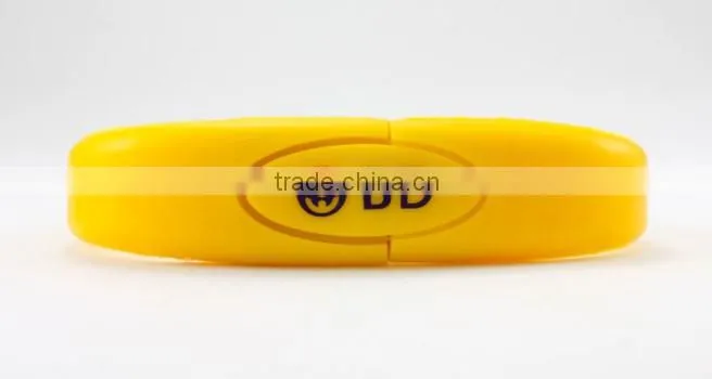 Promotional wristband usb flash drive logo printing